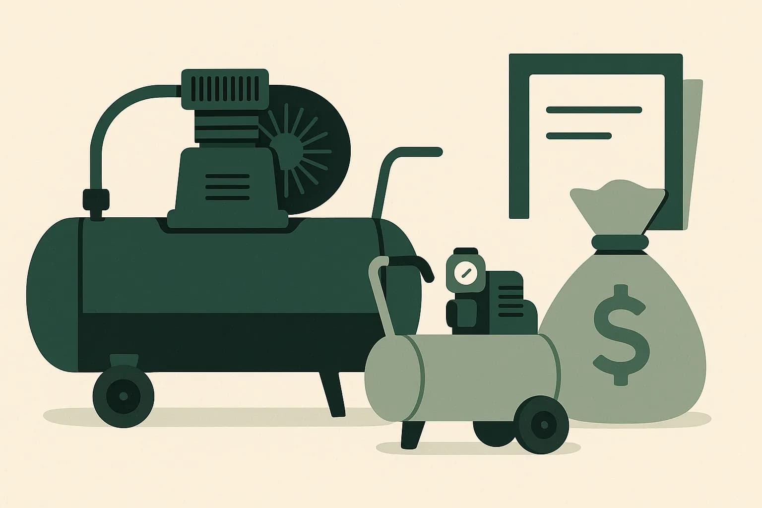 Illustration for: Stationary and portable air compressors from China: preliminary affirmative CVD