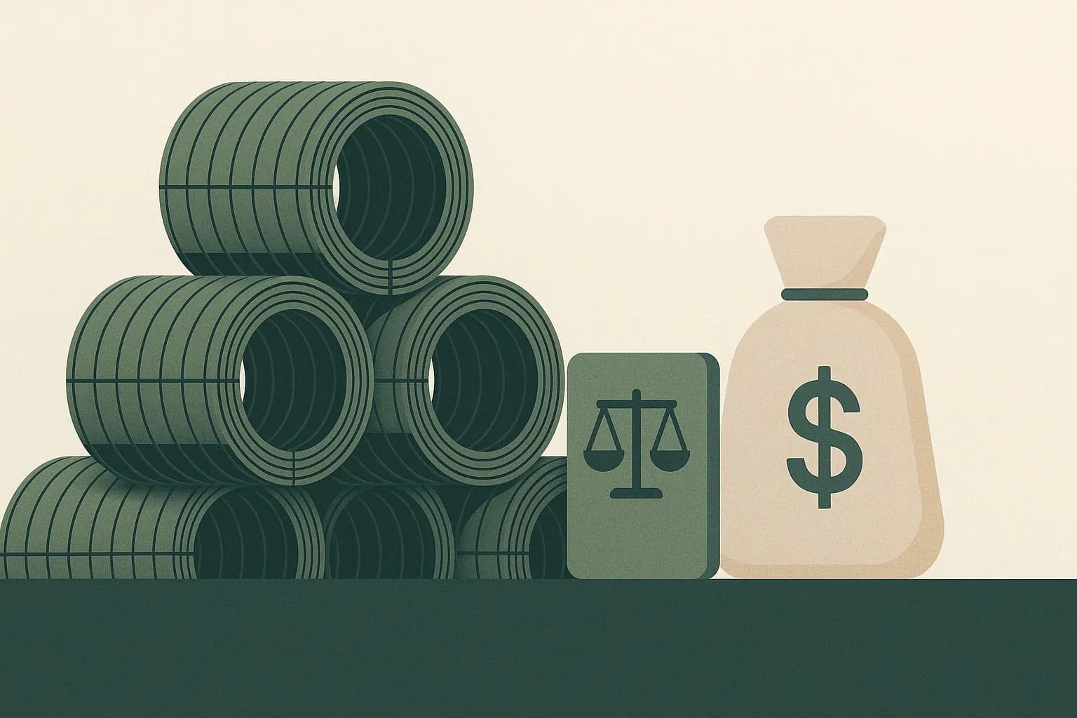Illustration for: Algeria wire rod CVD order: 73.33% cash deposits, no ITC injury step