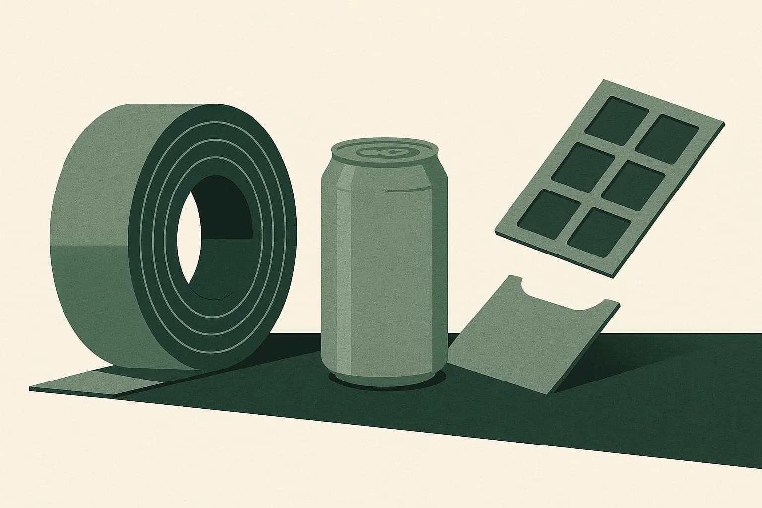 Illustration for: Common alloy aluminum sheet AD/CVD orders partially revoked for can stock