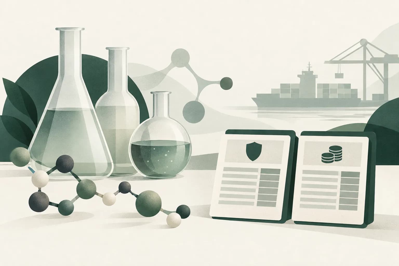 Cover illustration: China amine compounds: Commerce initiates AD/CVD