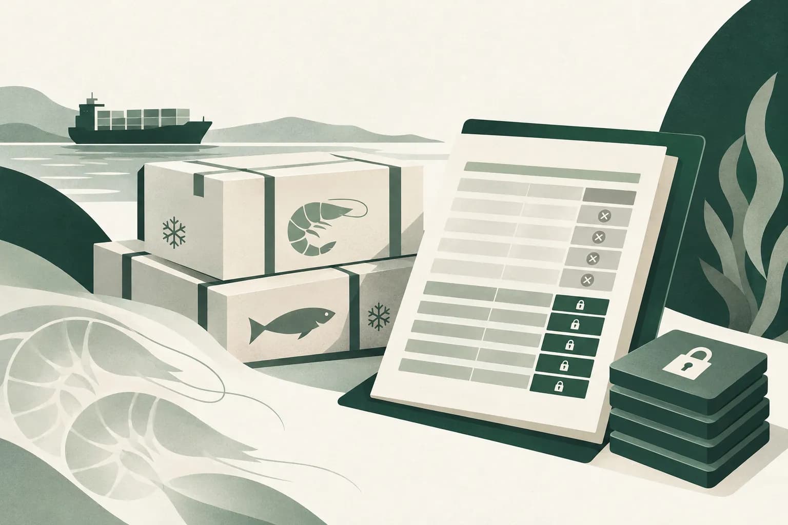 Cover illustration: China frozen shrimp AD: 2025-2026 review rescinded