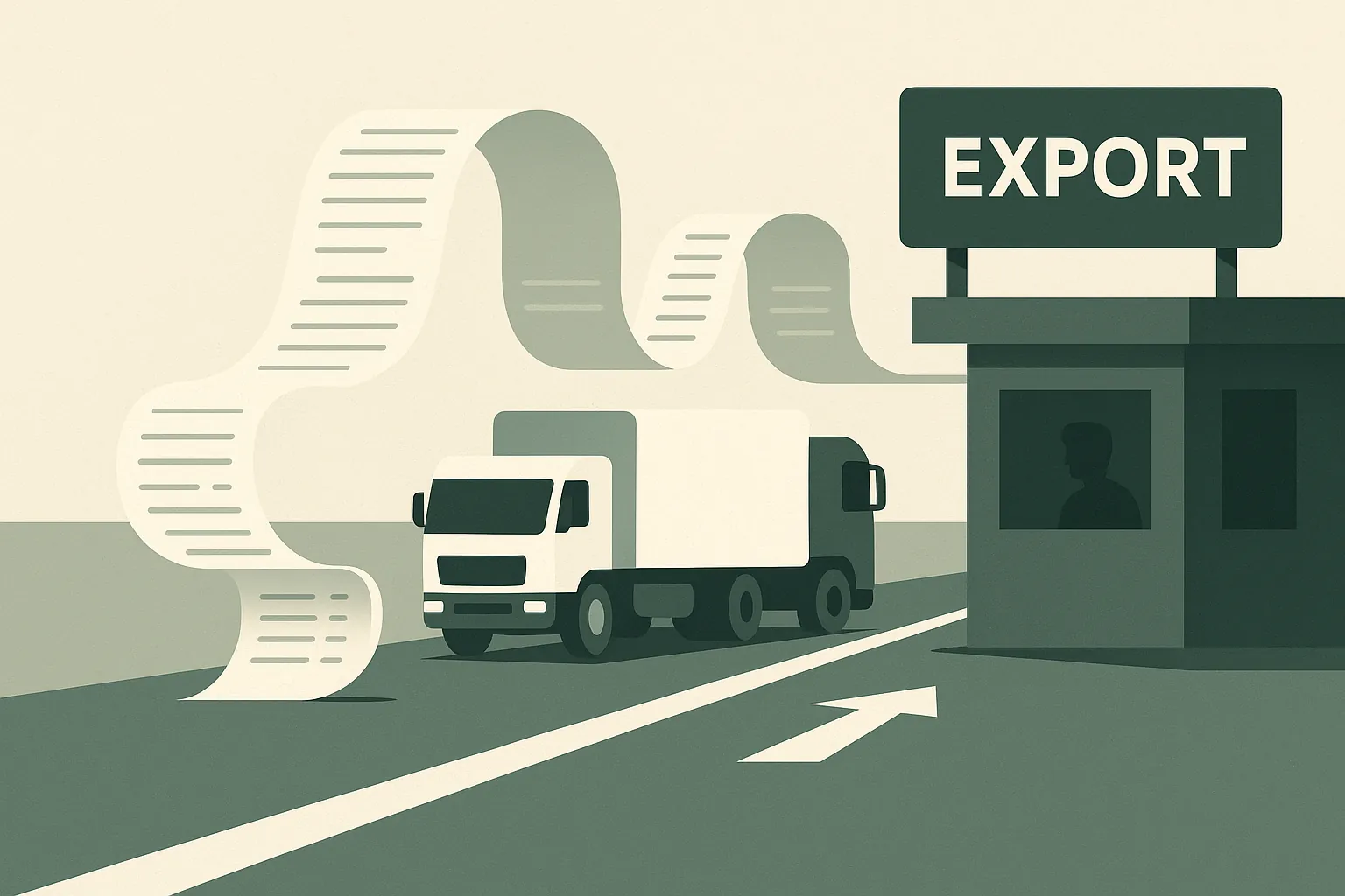 Illustration for: ACE Electronic Export Manifest truck cargo test opens October 23, 2026