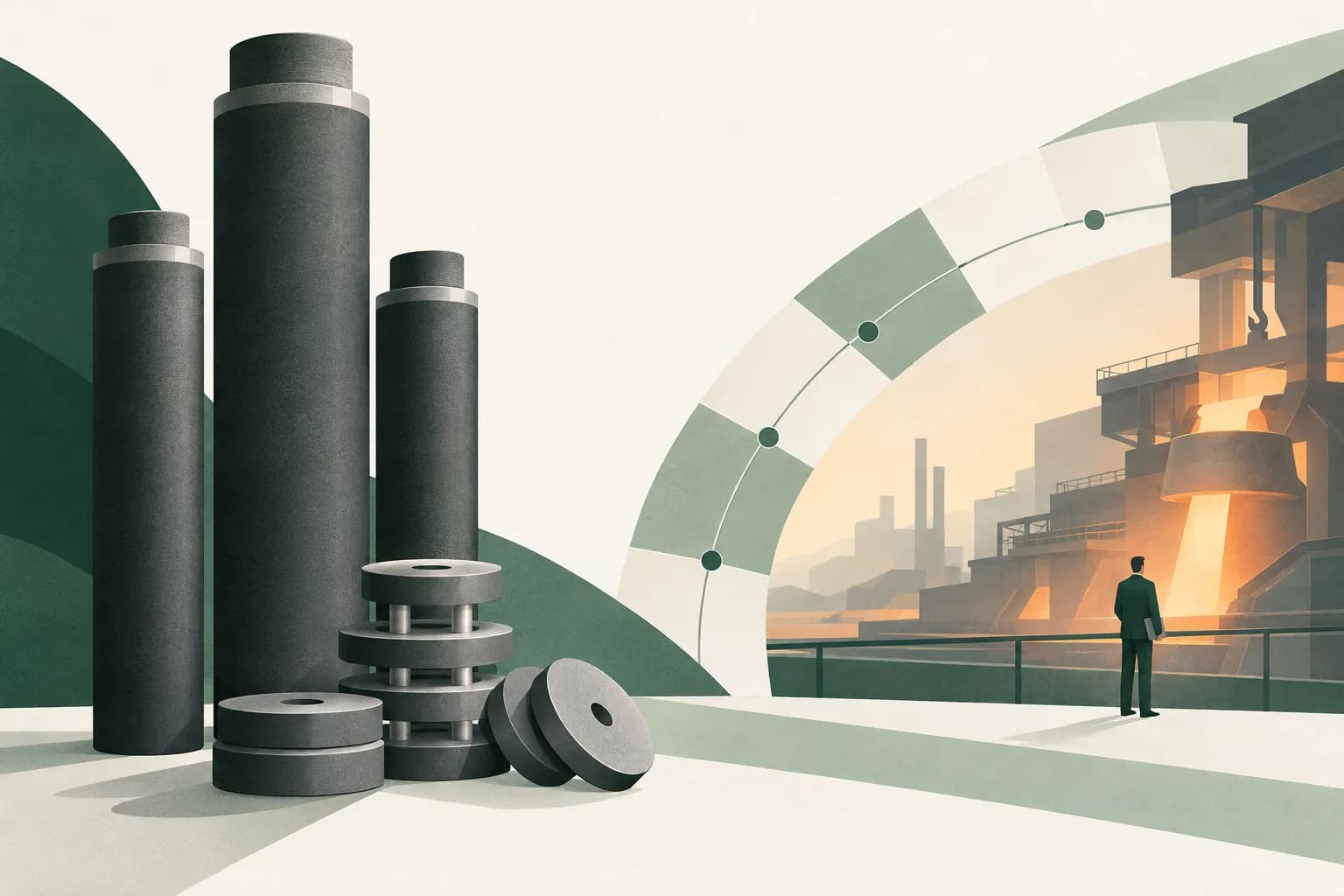 Cover illustration: Graphite electrodes: ITC final-phase schedule