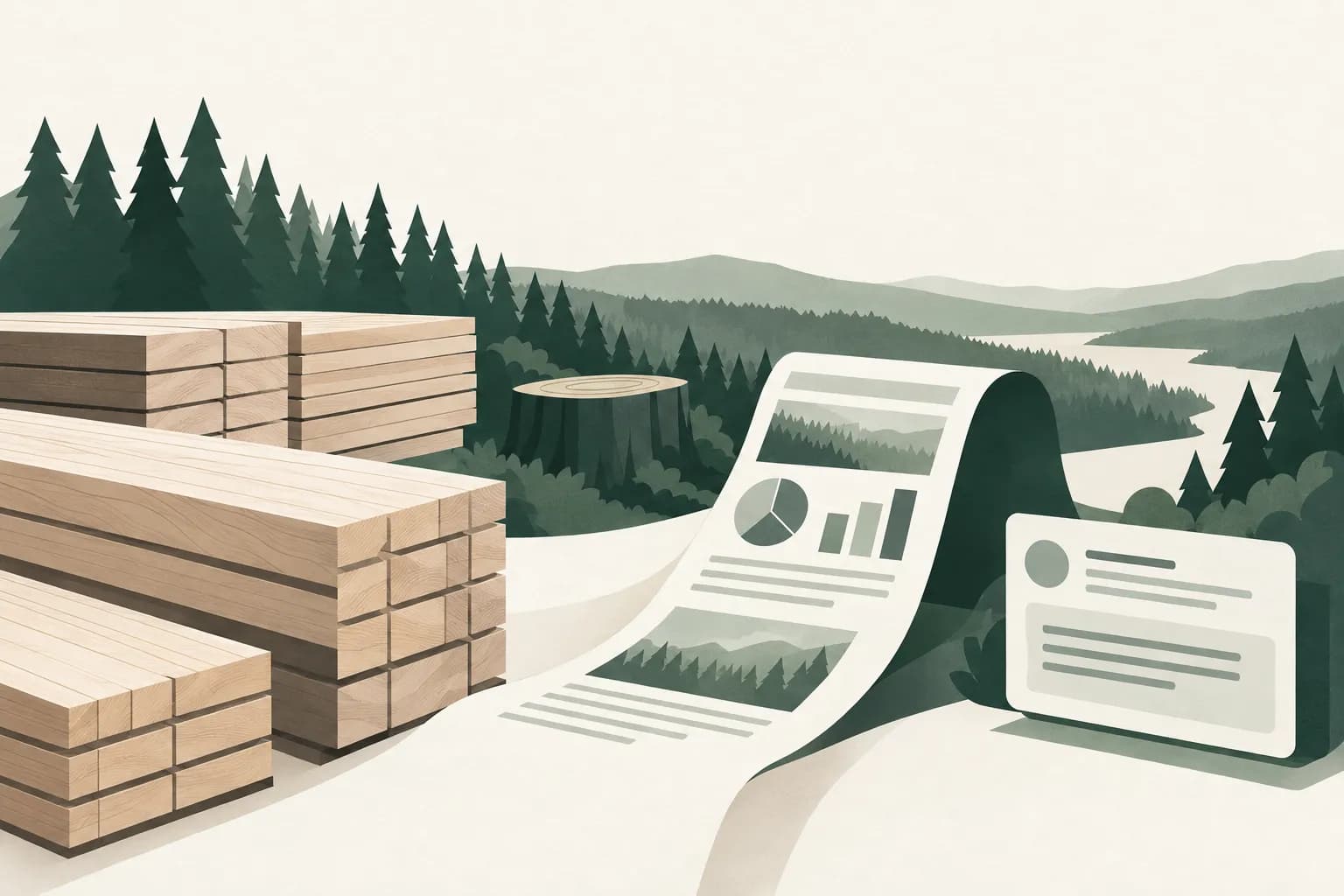 Cover illustration: Softwood Lumber Act: subsidy report comments