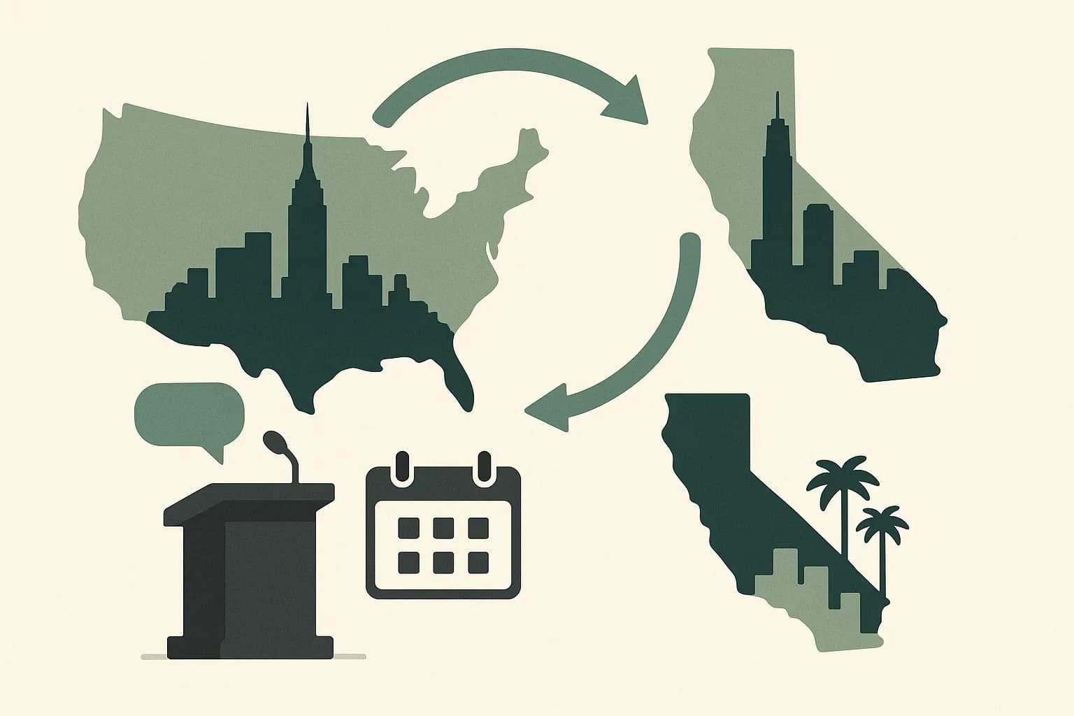 Illustration for: USMCA 2027 joint review: USTR opens comments and hearing