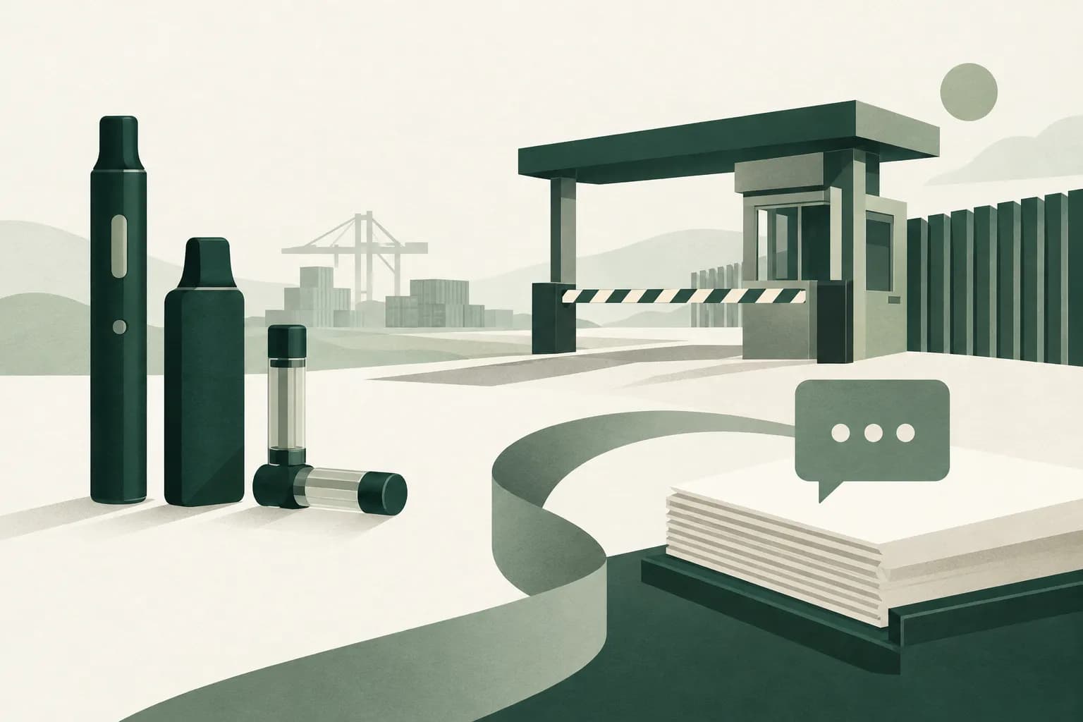 Cover illustration: Vaporizer 337: Glas public-interest window
